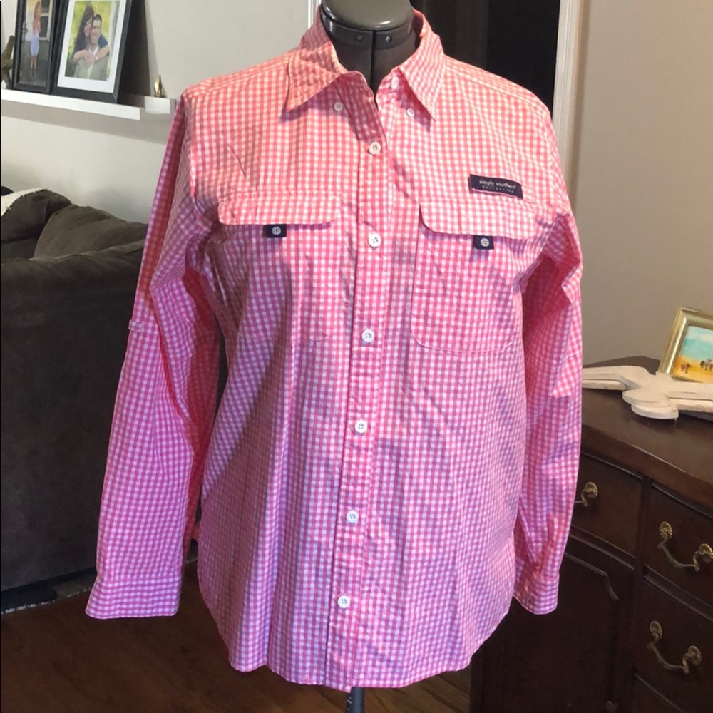 Simply Southern button down blouse